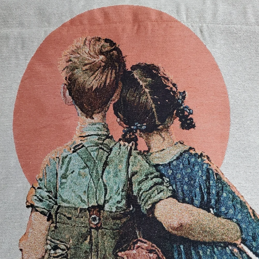Norman Rockwell Woven Wall Tapestry 